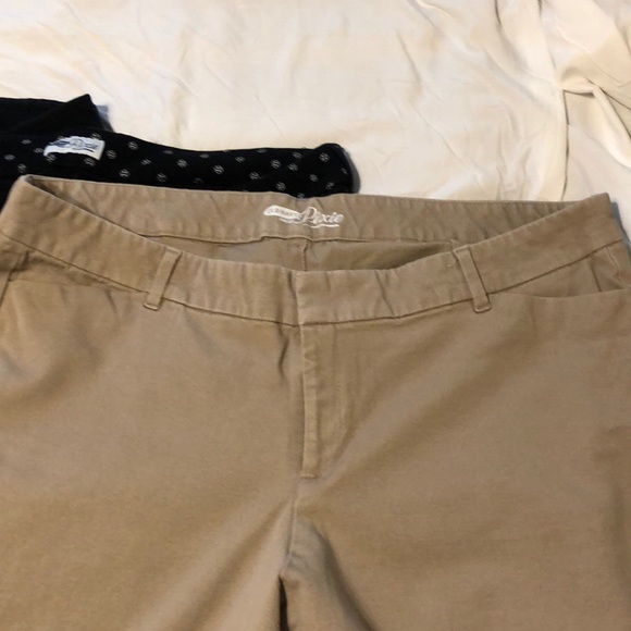 Old Navy pixie pants. Size 18. Black with white. - Picture 3 of 6